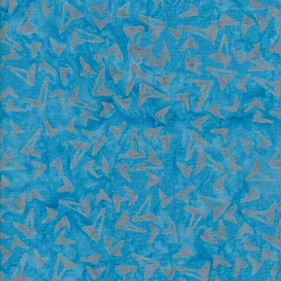 Boomerang Skyblue Batik Fabric Bo250323