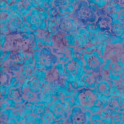 Jasmine Deepskyblue Batik Fabric Ja490323