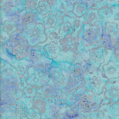 Jasmine Icedblue Batik Fabric Ja670323