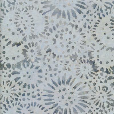 Sun Flower Gray Batik Fabric Sf150323
