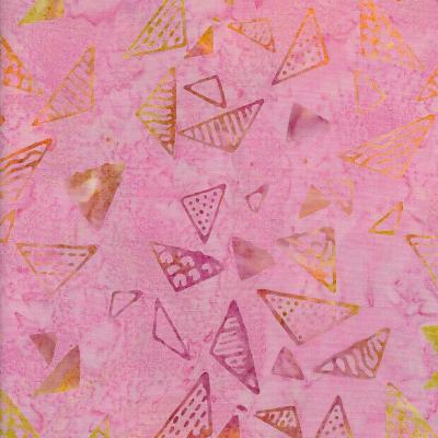 Triangle Lightpink Batik Fabric Ta100323